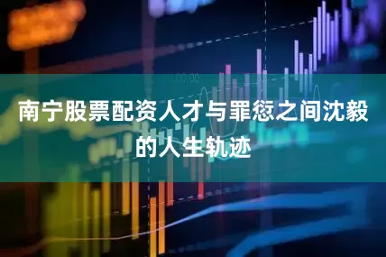 南宁股票配资人才与罪愆之间沈毅的人生轨迹